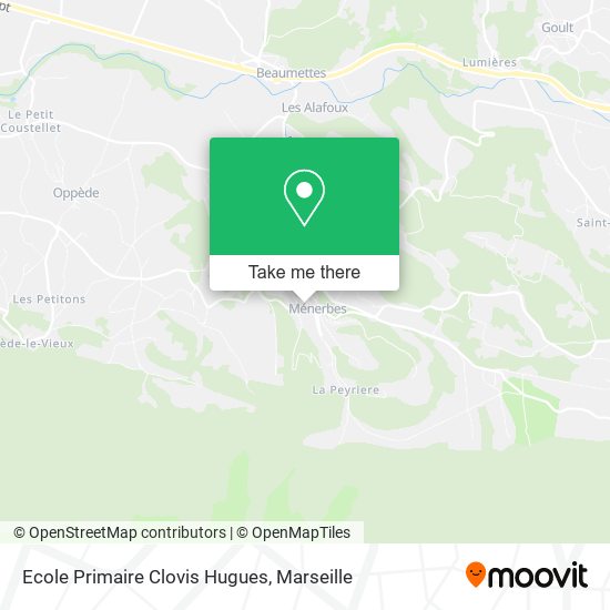 Mapa Ecole Primaire Clovis Hugues