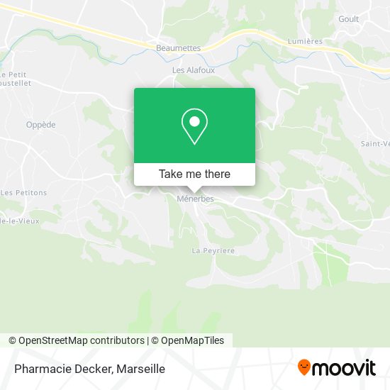 Pharmacie Decker map