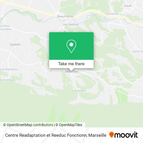 Mapa Centre Readaptation et Reeduc Fonctionn