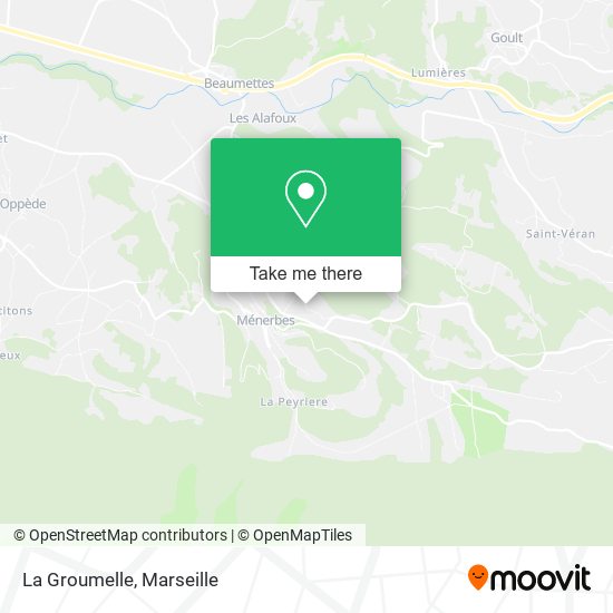La Groumelle map
