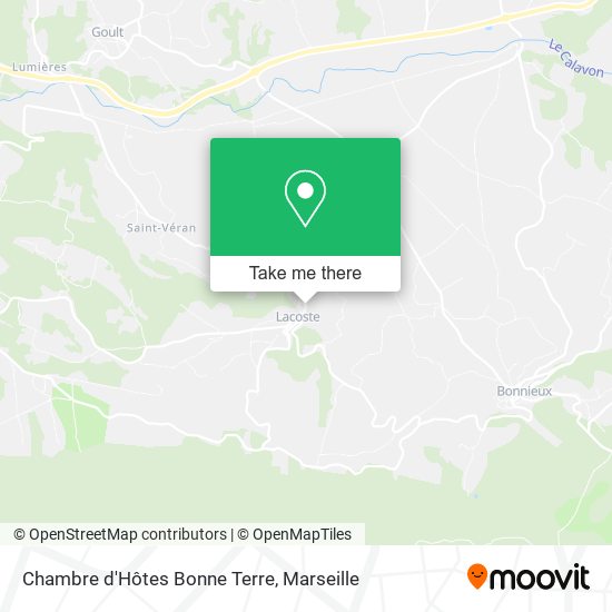 Chambre d'Hôtes Bonne Terre map