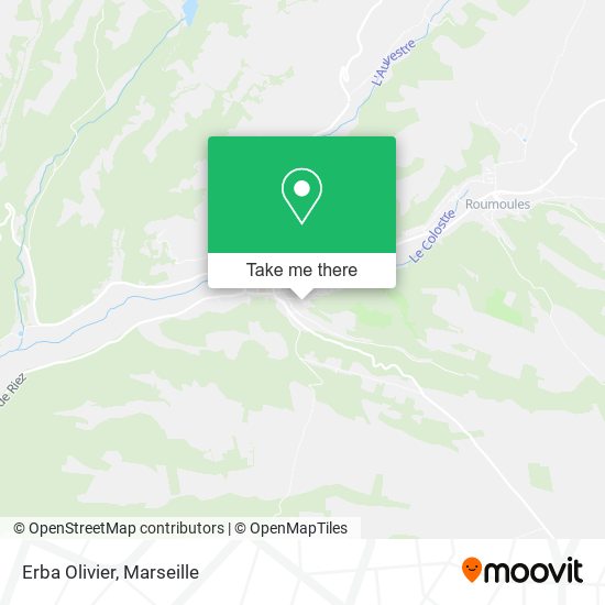 Erba Olivier map