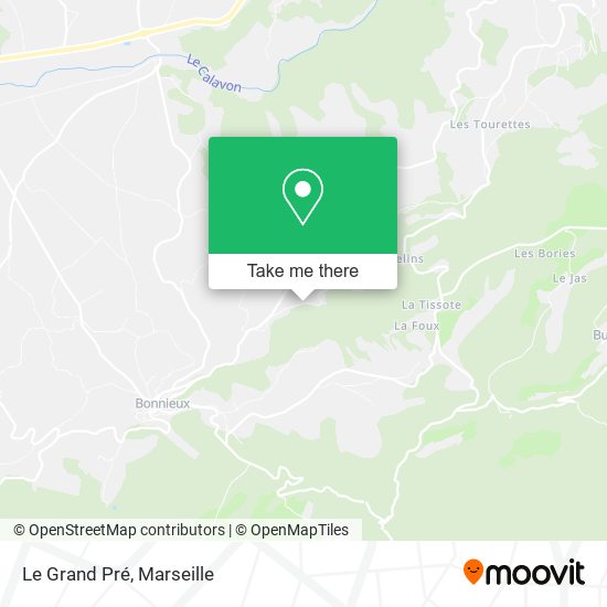 Le Grand Pré map