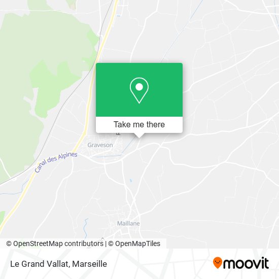 Le Grand Vallat map