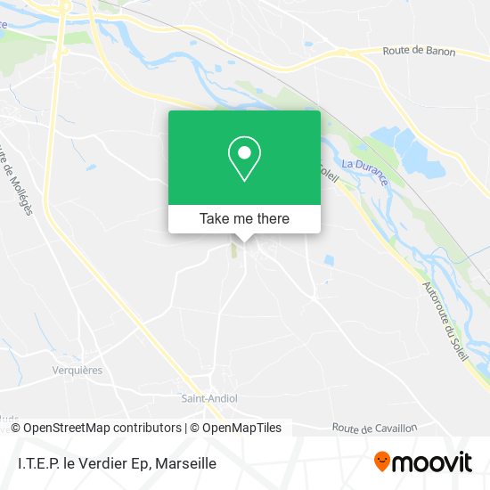 I.T.E.P. le Verdier Ep map
