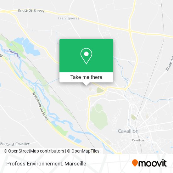 Profoss Environnement map