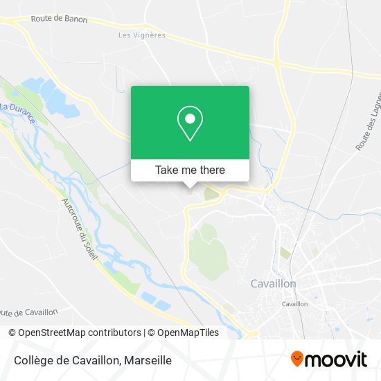Collège de Cavaillon map