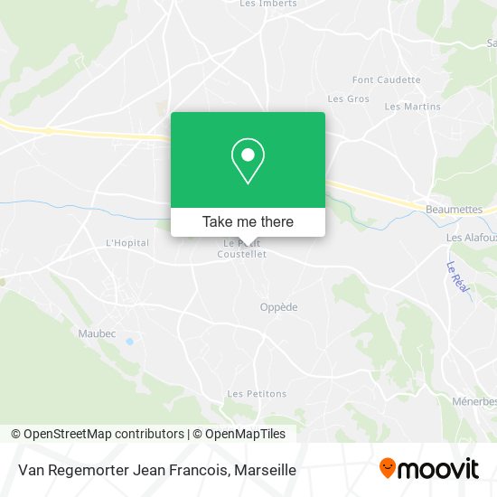 Mapa Van Regemorter Jean Francois