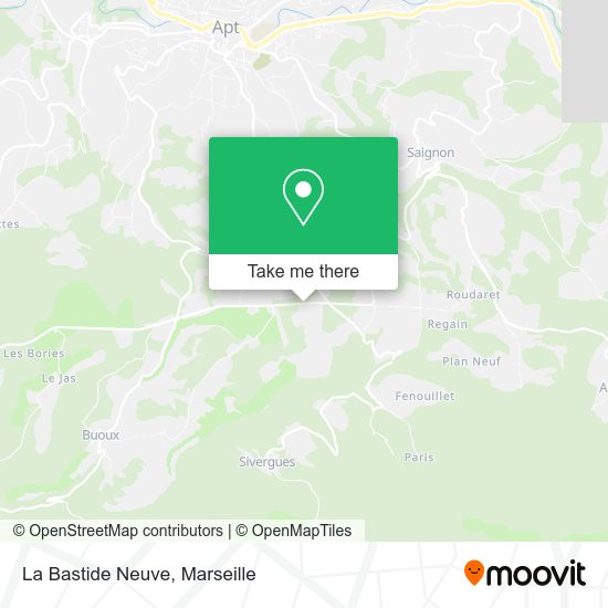 La Bastide Neuve map