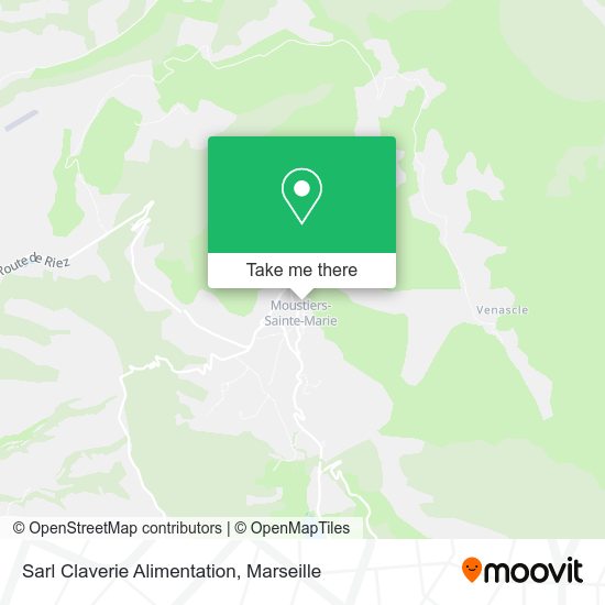 Sarl Claverie Alimentation map