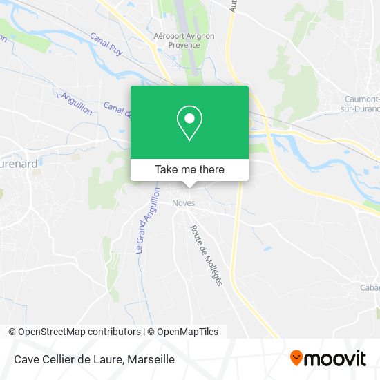 Mapa Cave Cellier de Laure