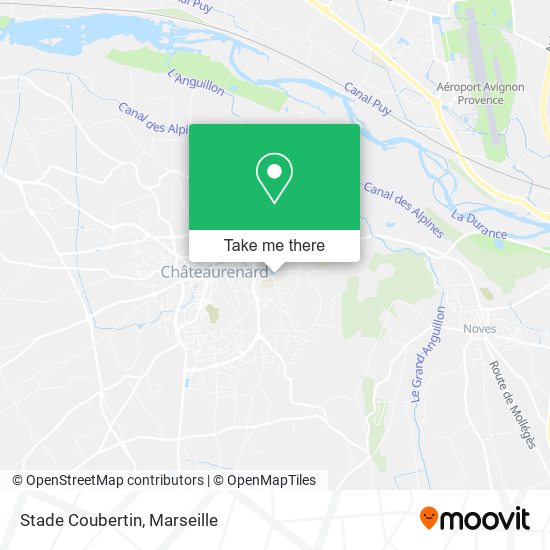 Stade Coubertin map