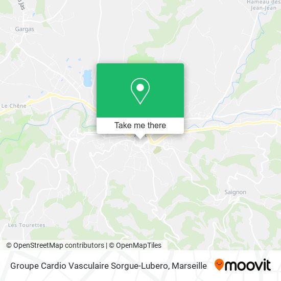 Groupe Cardio Vasculaire Sorgue-Lubero map