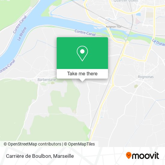Carrière de Boulbon map
