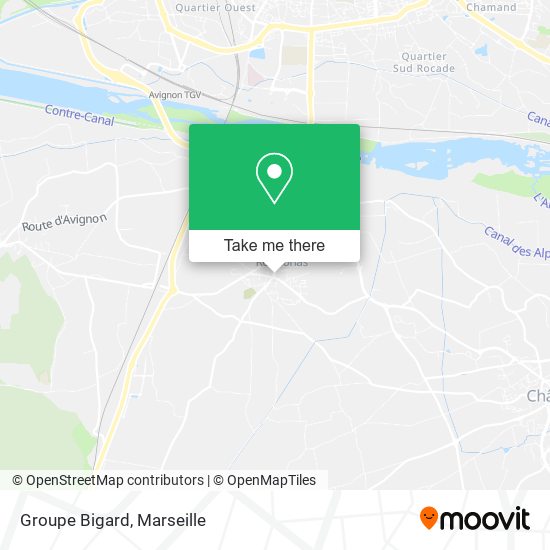 Groupe Bigard map