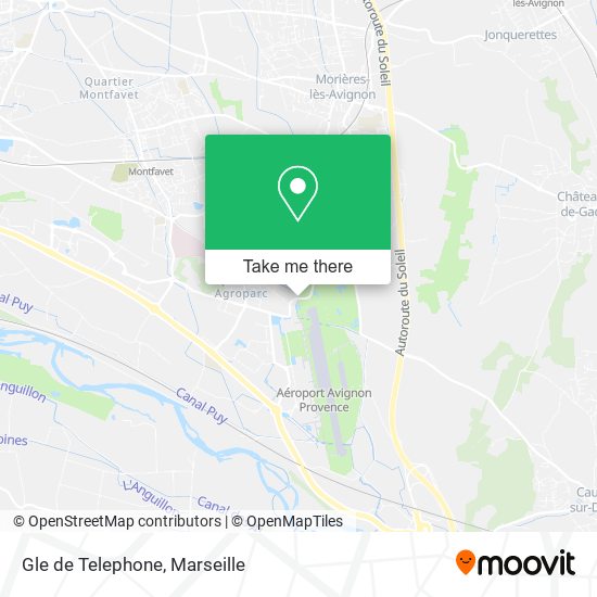 Gle de Telephone map