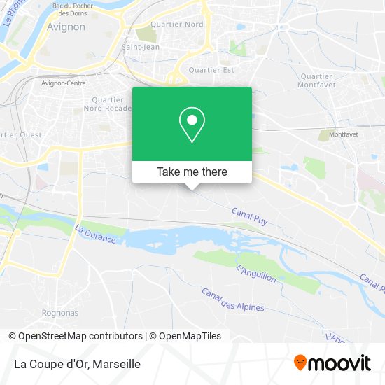 La Coupe d'Or map
