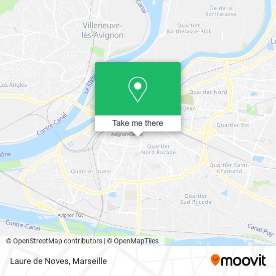 Laure de Noves map