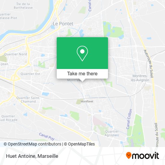 Huet Antoine map