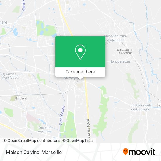 Maison Calvino map