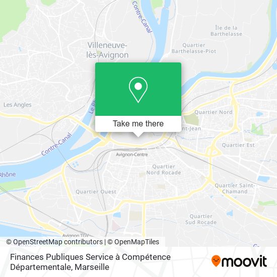 Finances Publiques Service à Compétence Départementale map