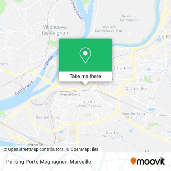 Parking Porte Magnagnen map