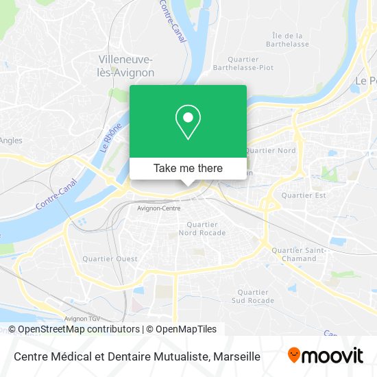 Mapa Centre Médical et Dentaire Mutualiste