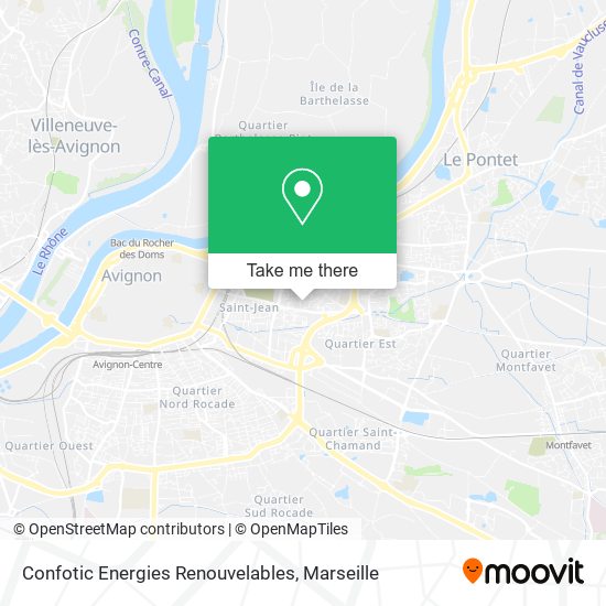 Confotic Energies Renouvelables map