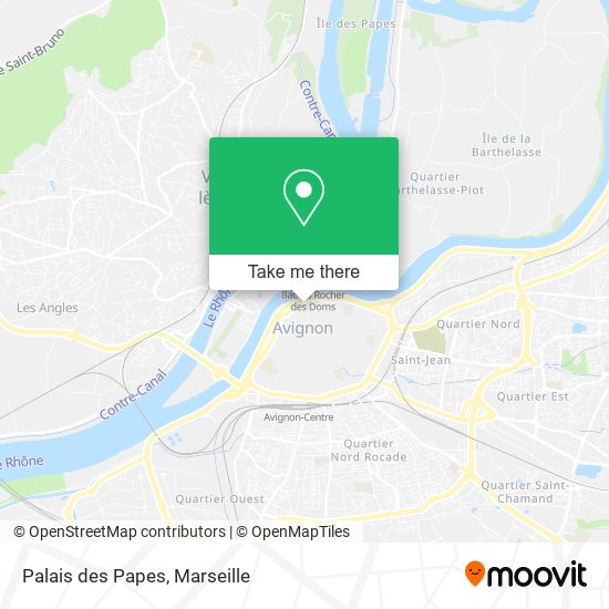 Palais des Papes map