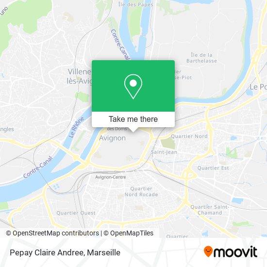 Pepay Claire Andree map