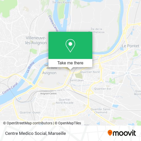 Centre Medico Social map