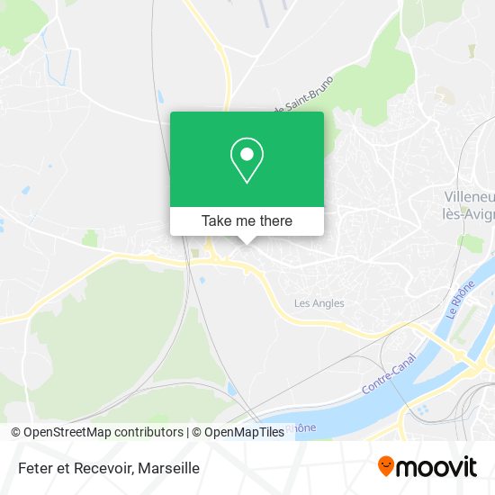 Feter et Recevoir map