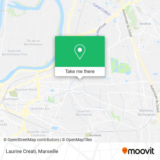 Laurine Creati map