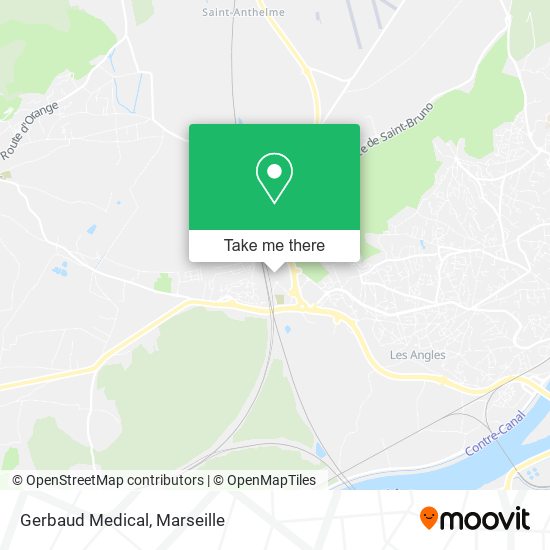 Gerbaud Medical map