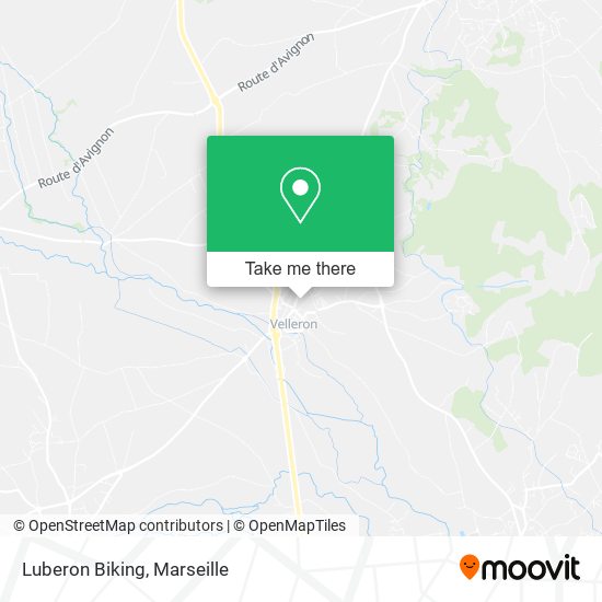 Luberon Biking map