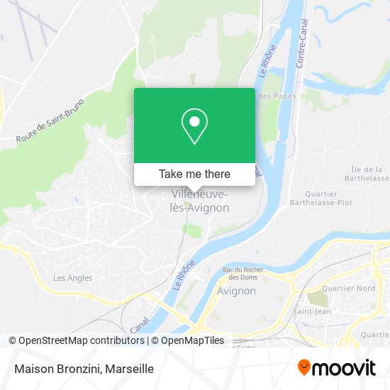Maison Bronzini map