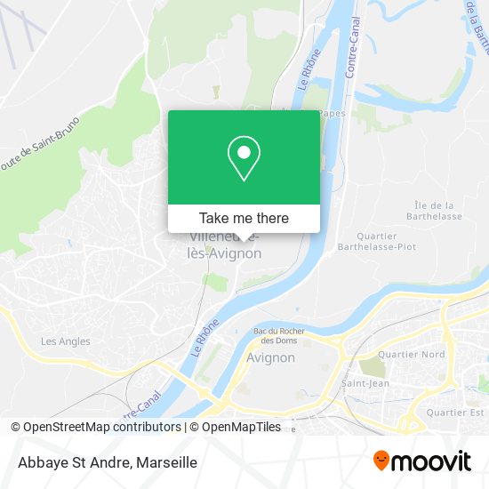 Abbaye St Andre map