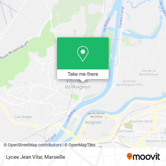 Lycee Jean Vilar map