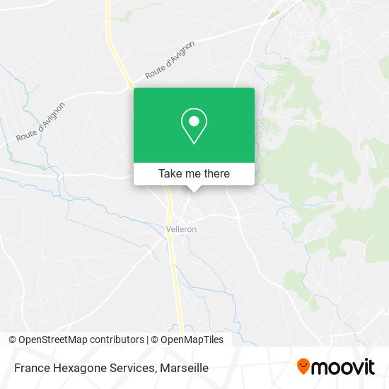 France Hexagone Services map