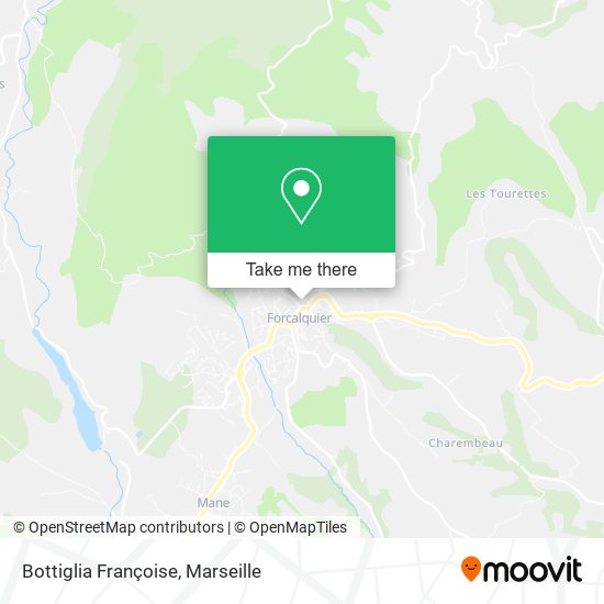 Bottiglia Françoise map