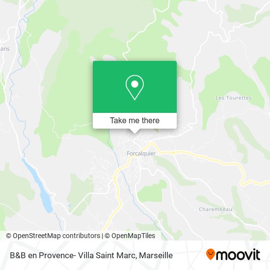 B&B en Provence- Villa Saint Marc map