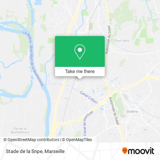 Stade de la Snpe map