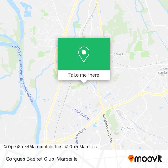 Sorgues Basket Club map