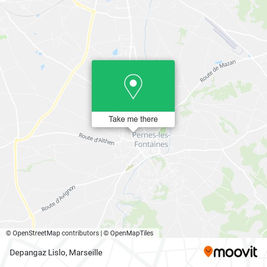 Depangaz Lislo map