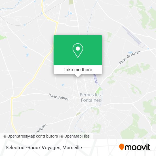 Selectour-Raoux Voyages map
