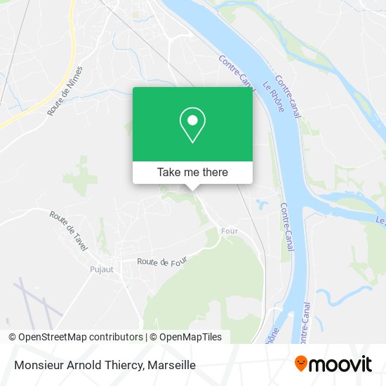 Mapa Monsieur Arnold Thiercy