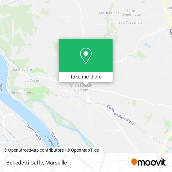Benedetti Caffe map