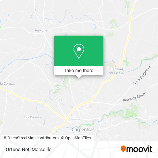 Ortuno Net map
