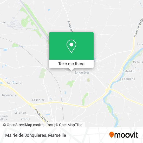 Mairie de Jonquieres map