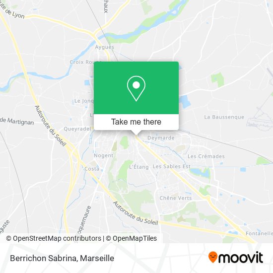 Berrichon Sabrina map